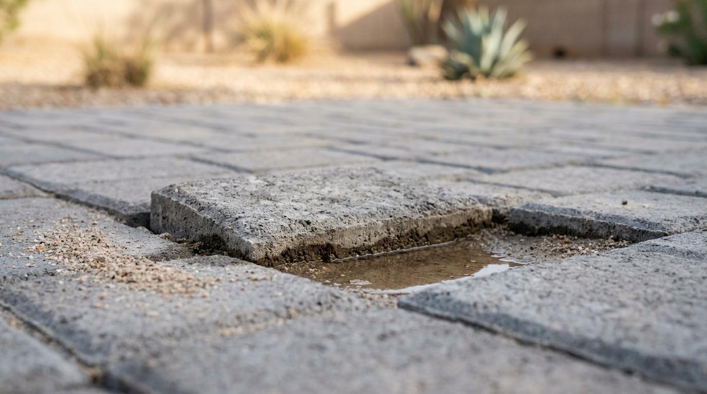 Paver Repair & Re-Leveling in El Mirage, AZ
