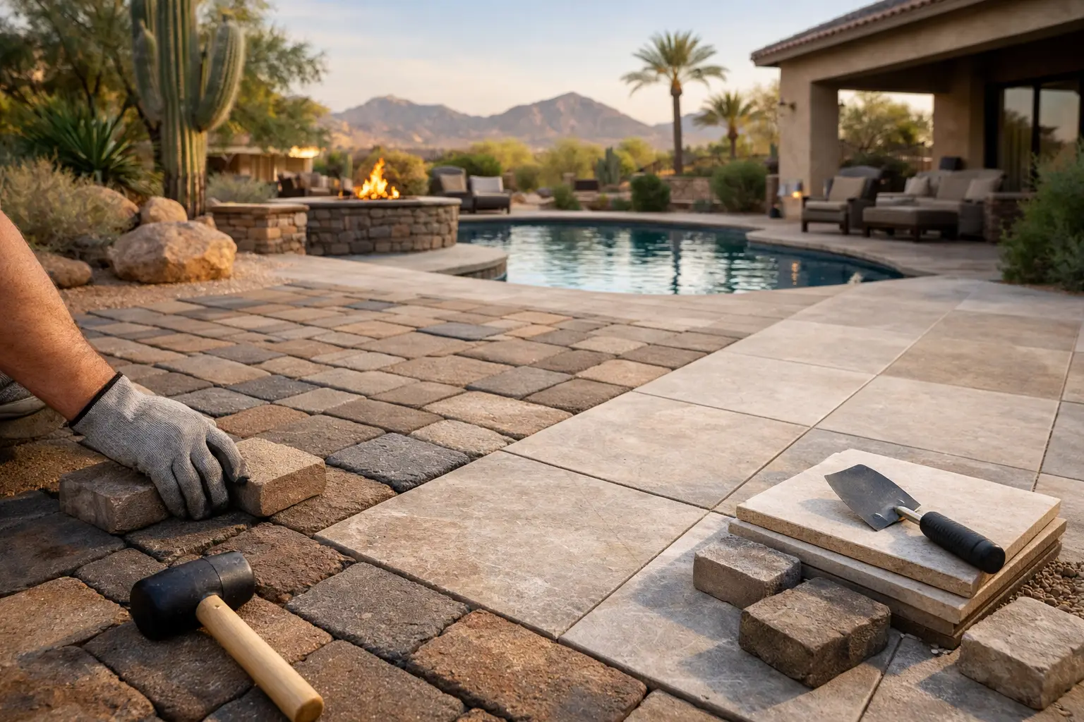 Paver and Tile Services That Last in Arizona