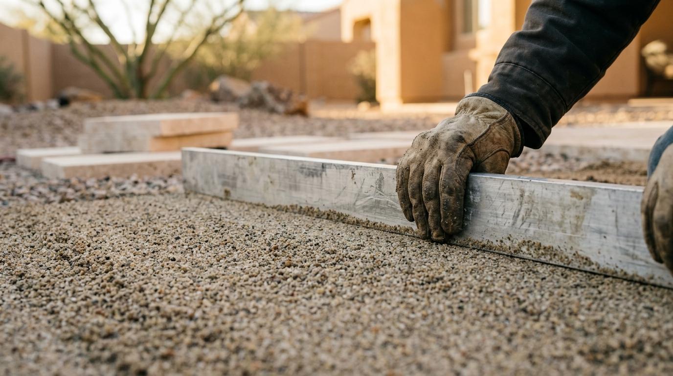 Travertine Paver Installation in El Mirage, AZ