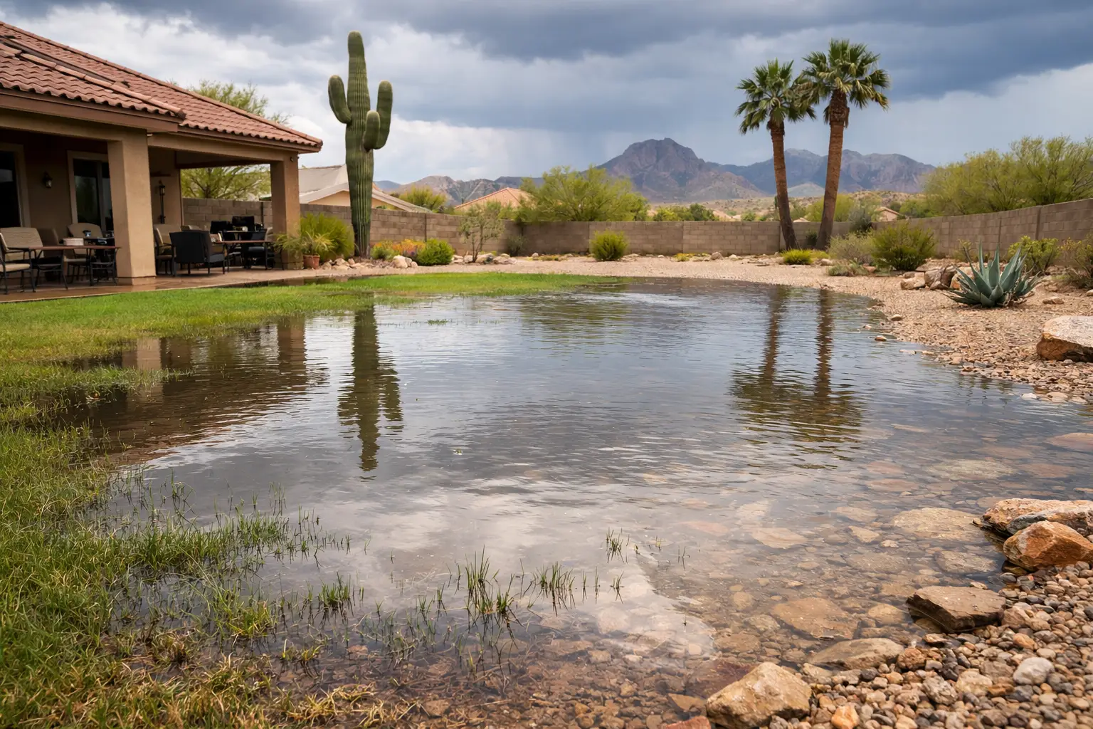 Why Is My Yard Flooding in Arizona?