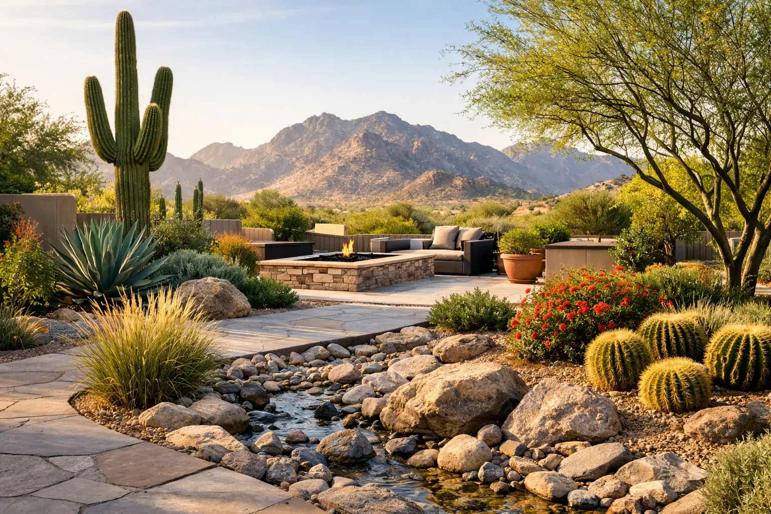 Landscape Installation That Fits Arizona