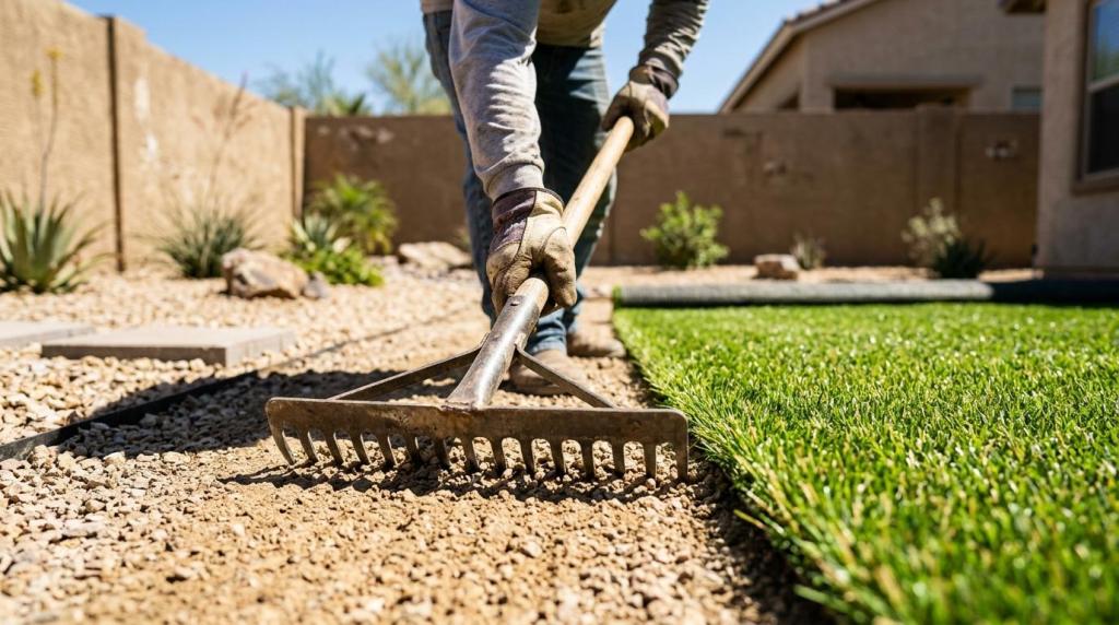 artificial grass installation glendale az