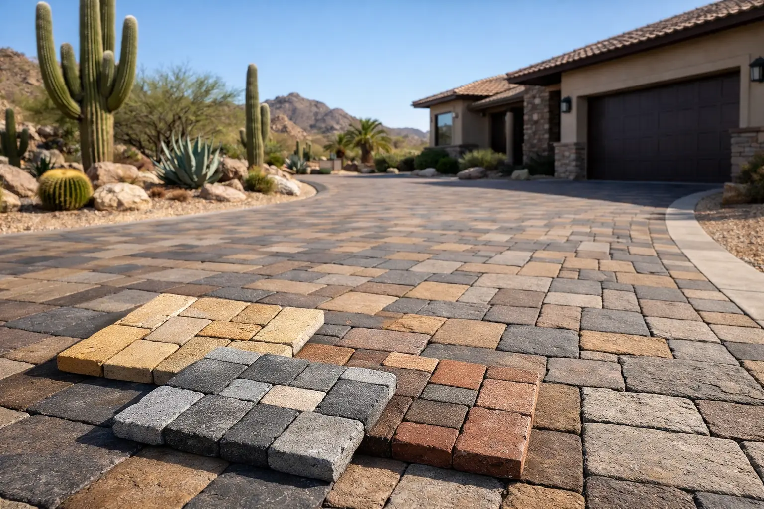 Best Paver Colors for Driveways in Arizona