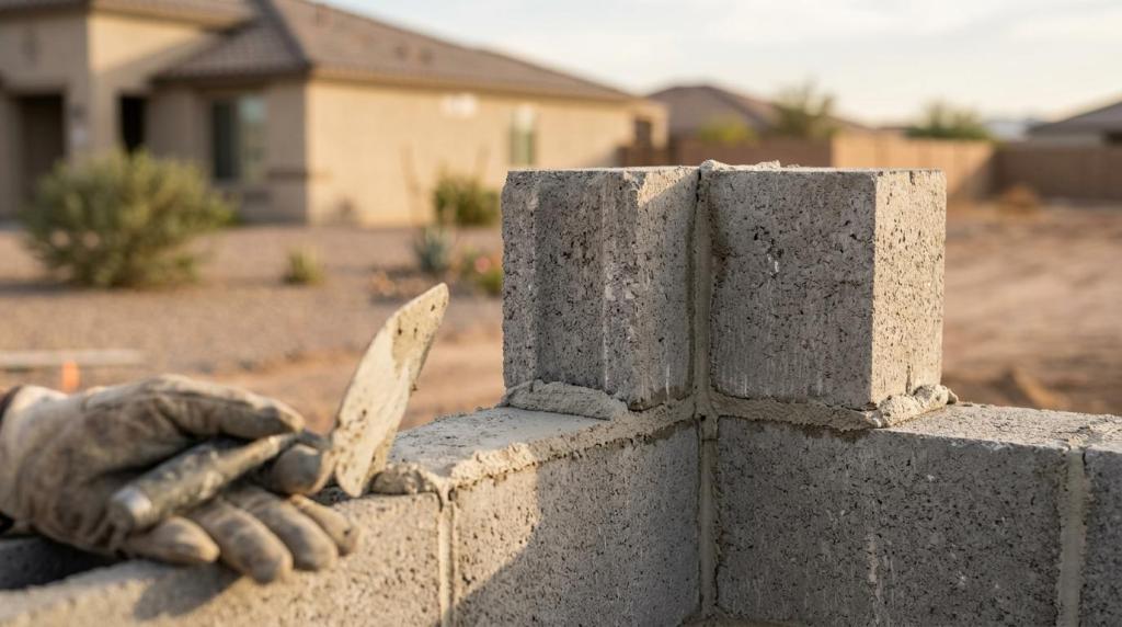 Block Wall Installation in Surprise, AZ