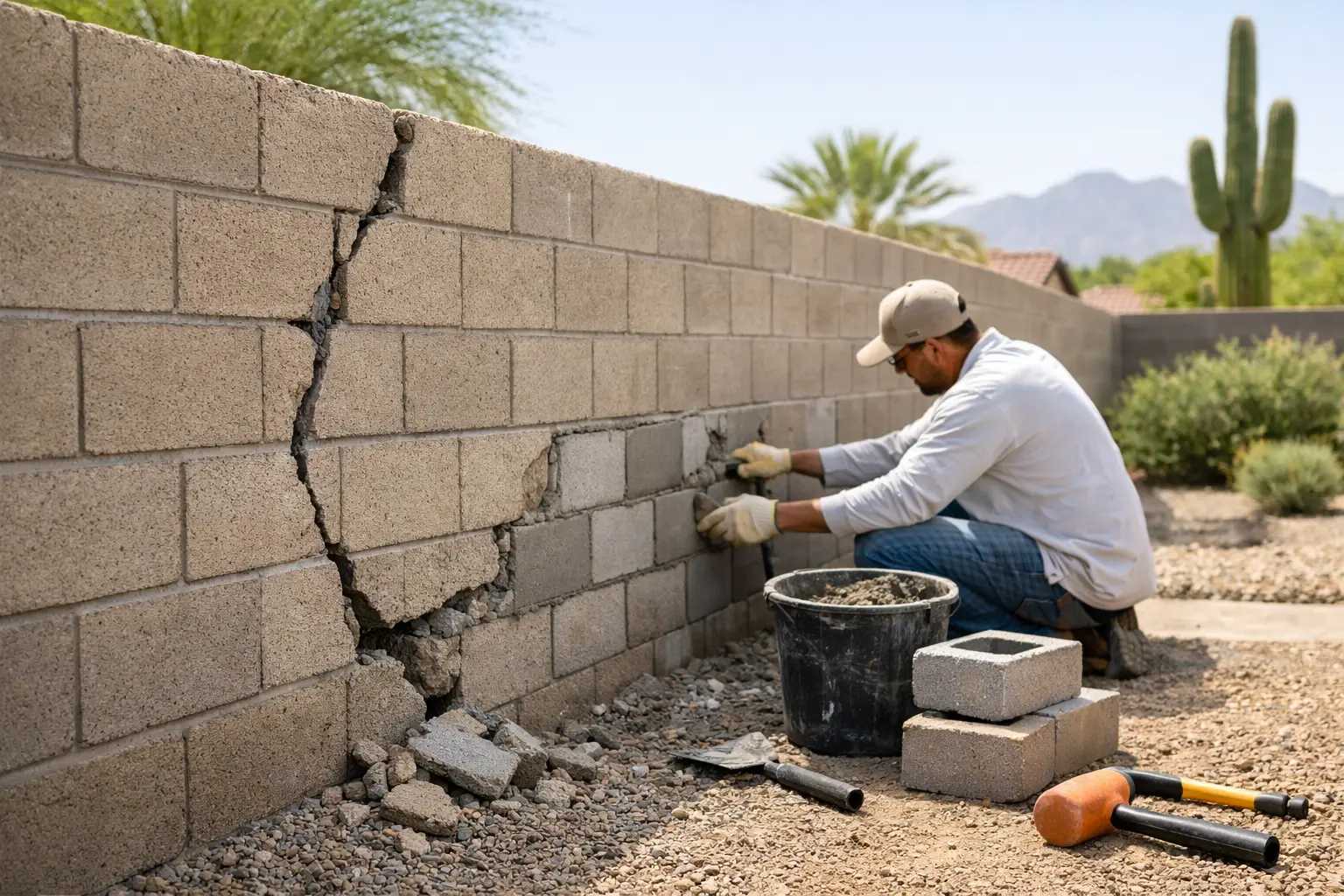 Block Wall Repair Arizona Property Owners Need