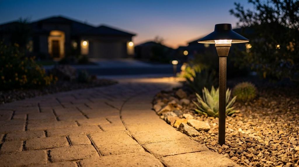landscape lighting installation peoria az