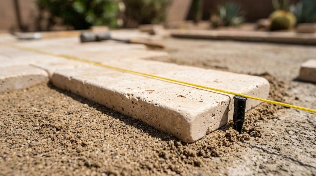 travertine paver installation glendale az