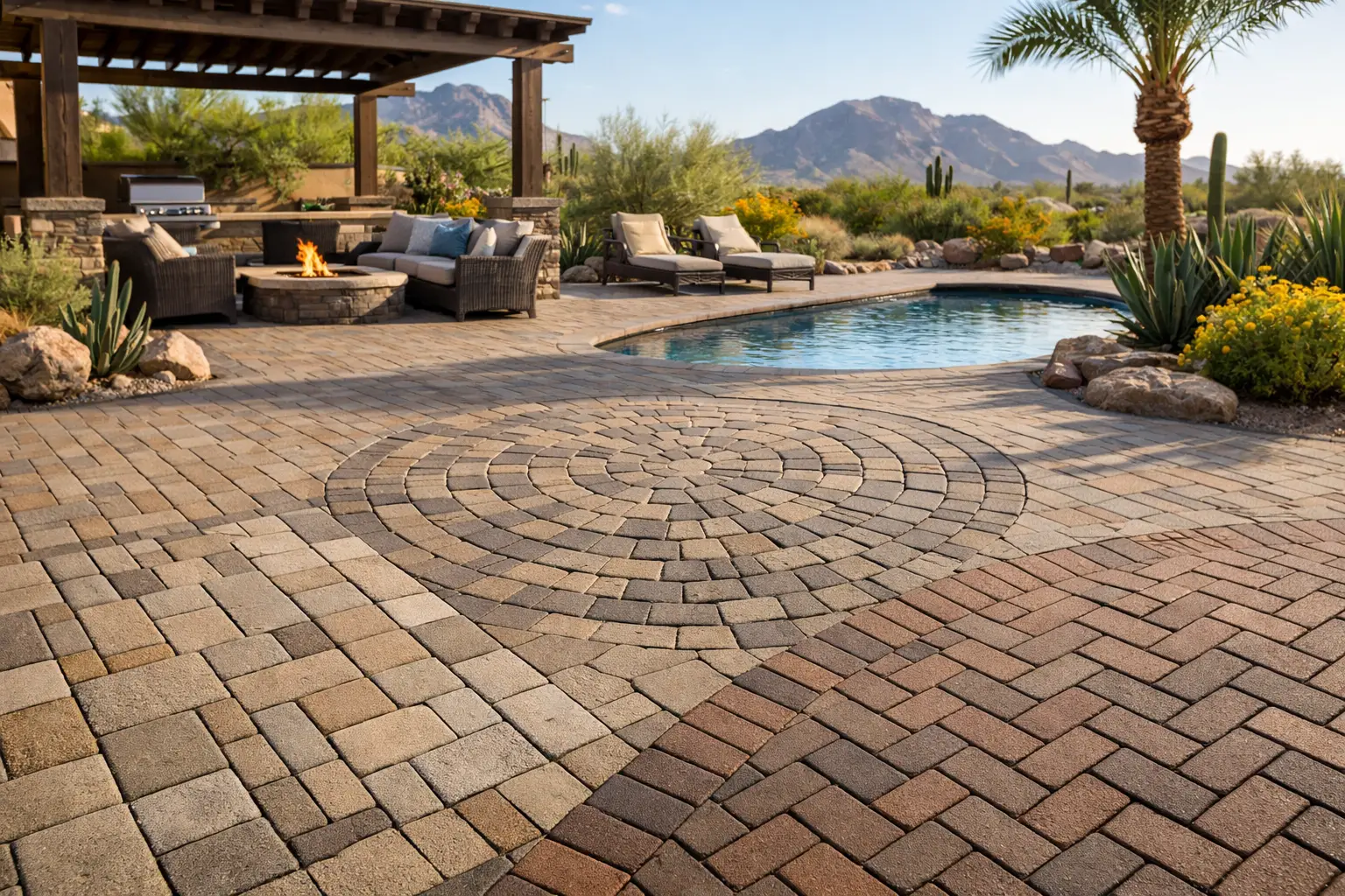 Best Backyard Paver Patterns for Arizona Yards