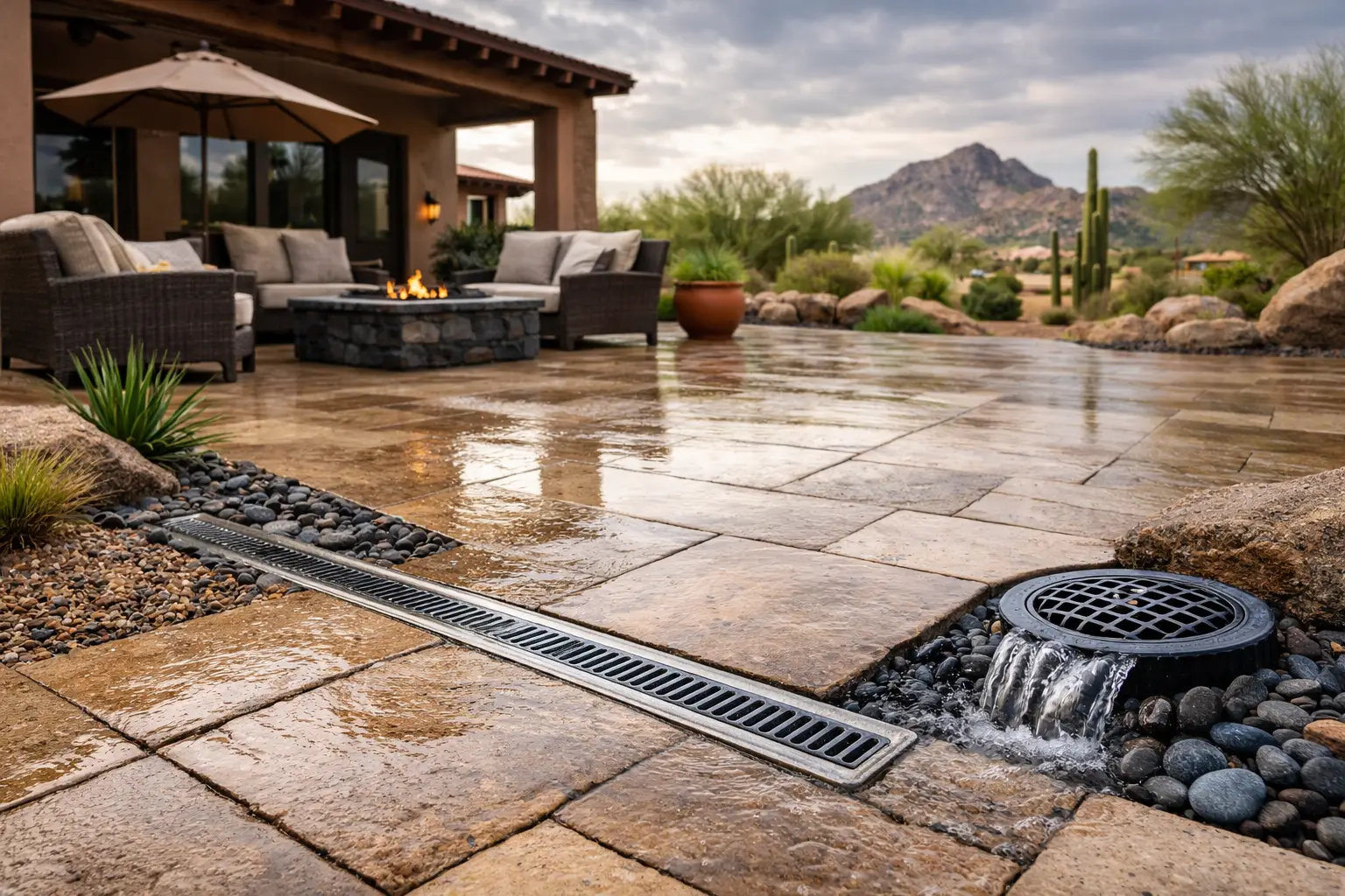 Best Patio Drainage Solutions for Arizona Homes