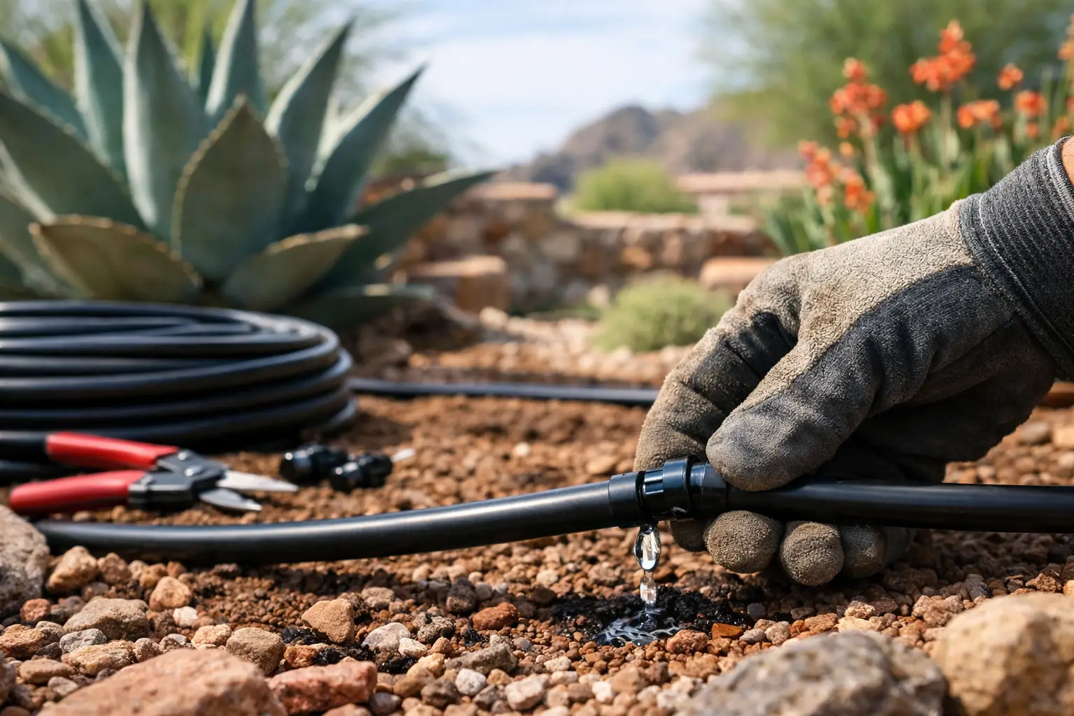 How to Install Drip Irrigation in Arizona Yards